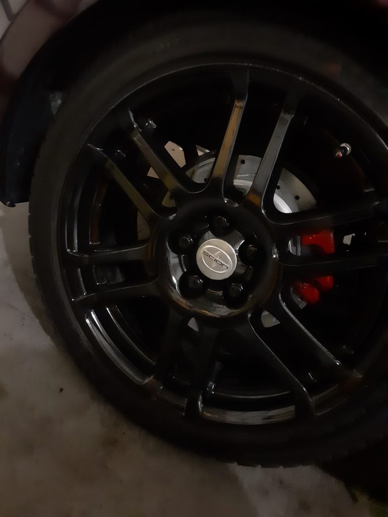 newly painted scion tc wheels
