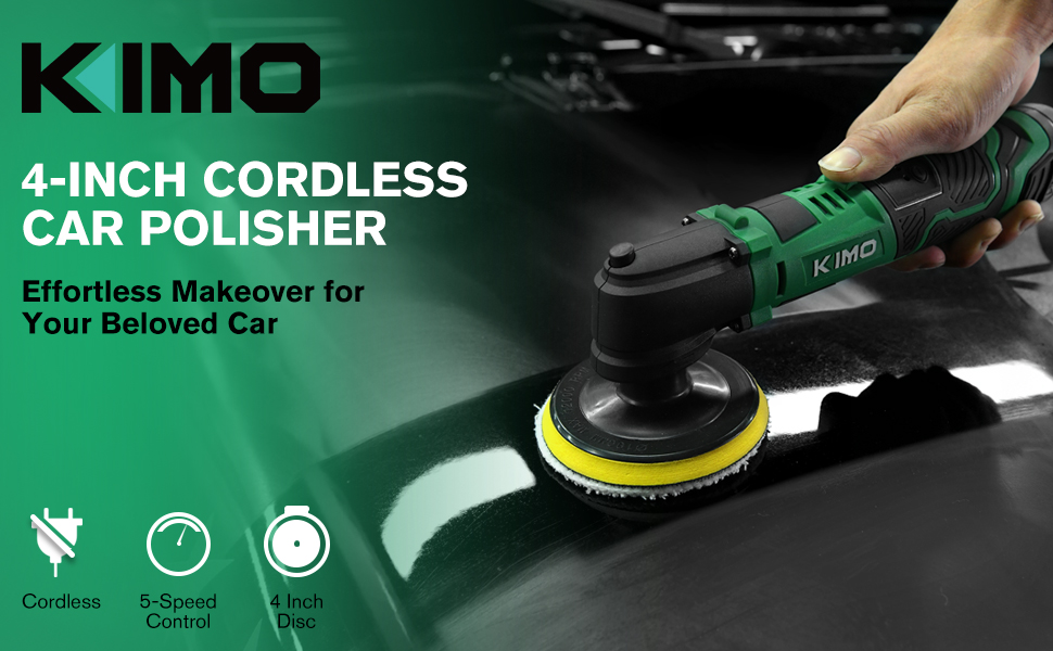 KIMO Cordless Car Buffer Polisher