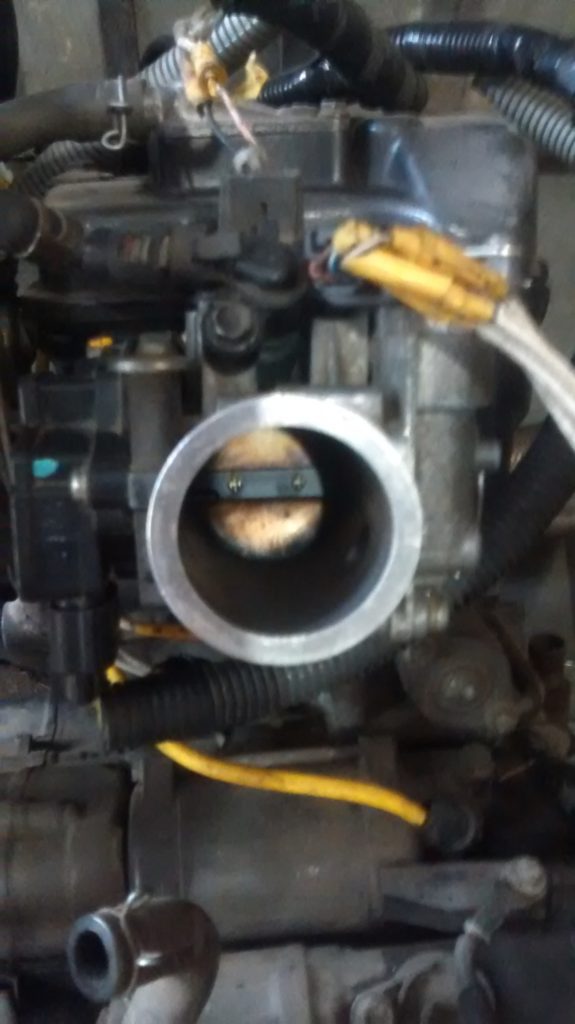 Dirty throttle body