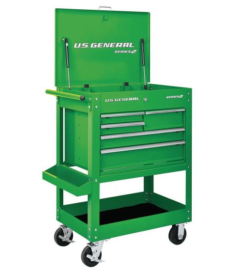 U.S. General 30 inch 5 drawer mechanics cart