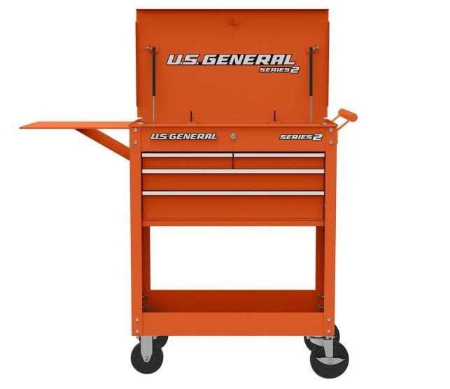 U.S. Tools 30 inch 4 drawer tech cart