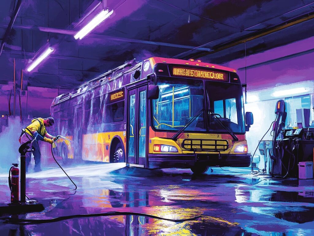 Maintaining a Clean and Polished Specialty Bus